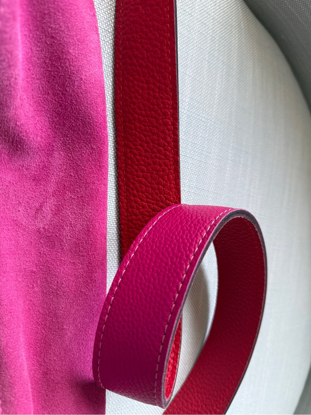 Parker Thatch Cross Your Heart Sling Pink Suede - Picture 4 of 8